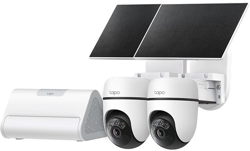 TP-Link Tapo HB112, Sada 2 solárních kamer C600 + hub H500, 3Mpx