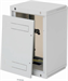 Triton 10" jednodílný rack 6U/260mm prosklené dveře, šedý