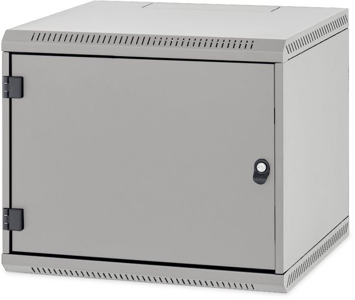 Triton 19" jednodílný rack 18U/400mm plechové dveře, šedý