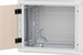 Triton 19" jednodílný rack 9U/600mm prosklené dveře, šedý