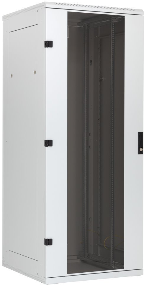 Triton 19" stojanový rack 15U/800x1000 prosklené dveře, šedý