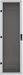 Triton 19" stojanový rack 22U/600x600 prosklené dveře, černý