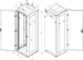 Triton 19" stojanový rack 42U/600x900 prosklené dveře, černý