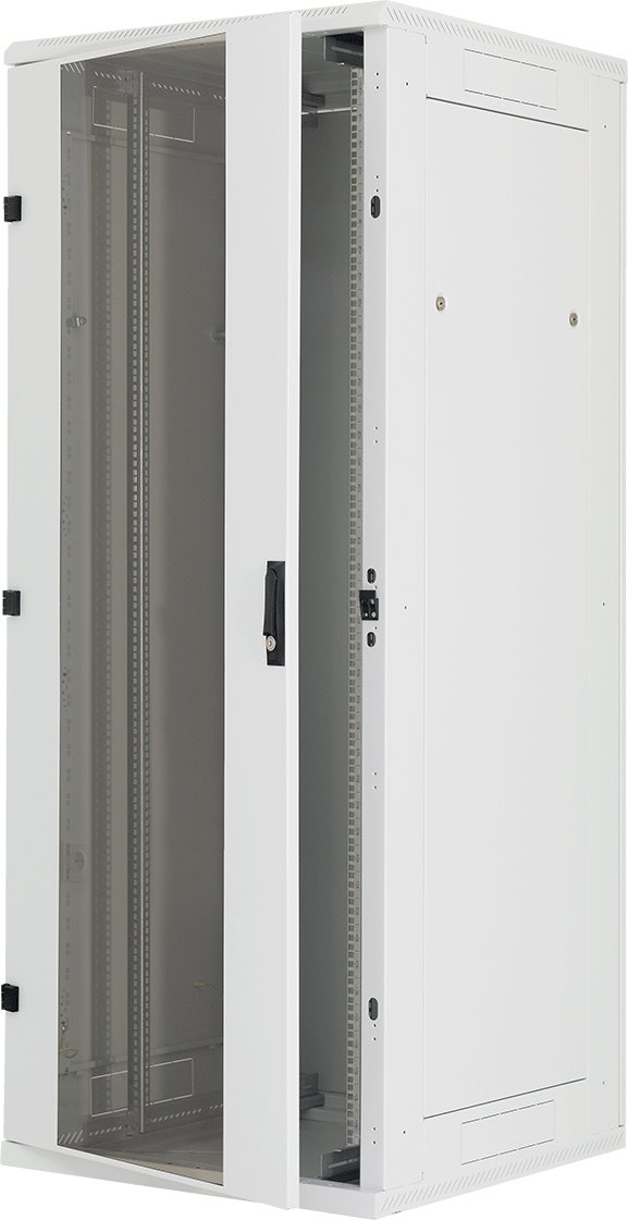 Triton 19" stojanový rack, 45U/800x1000, prosklené dveře, šedý, typ RT