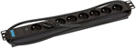 Triton rozvodný panel RAB-PD-X05-A1, 19", 8x 230V FR, kontrolka, 2m kabel