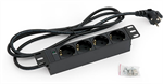 Triton rozvodný panel RAB-PD-X91-C1, 10", 4x 230V (typ F), 2m kabel