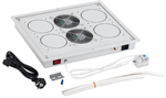Triton ventilační jednotka s termostatem RAC-CH-X03-X3, 230V/30W, 2x ventilátor, šedá