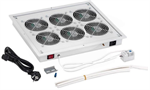 Triton ventilační jednotka s termostatem RAC-CH-X05-X3, 230V/90W, 6 ventilátorů, šedá