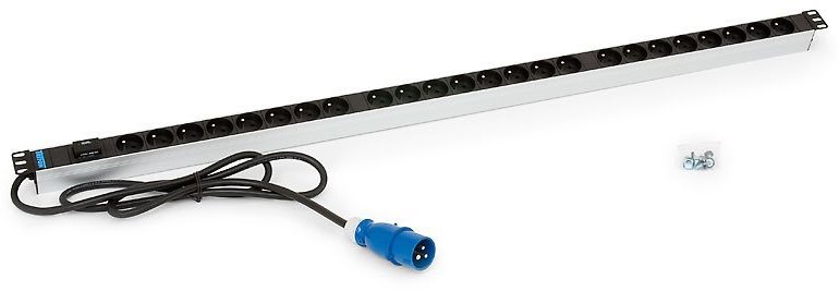 Triton vertikální rozvodný panel RAB-PD-X51-X1, 24x 230V FR, 2m kabel