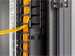 Triton vertikální vyvazovací panel RAB-VP-H10-X1, 10U - hřeben, černý