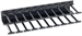 Triton vertikální vyvazovací panel RAB-VP-H32-X1, 32U - hřeben, černý