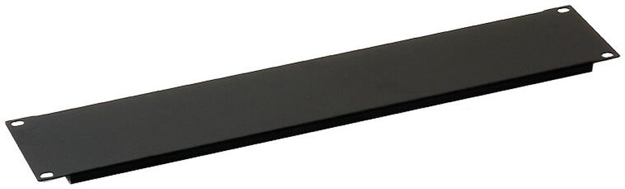 Triton zaslepovací panel, 2U, 19", plastová montážní sada, černý