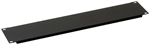 Triton zaslepovací panel, 2U, 19", plastová montážní sada, černý