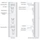 Ubiquiti AP-5AC-90-HD sektorová anténa airPrism, 5GHz, 22dBi, 2x2 MIMO, 90° (3x 30°), pro Rocket 5AC-PRISM