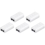 Ubiquiti POE-24-12W-G-WH Gigabitový PoE Injektor, 24V/0,5A, 12W, 5 pack