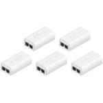 Ubiquiti POE-24-24W-5P, Gigabitový PoE Injektor, 24V/1A (24W), 5 pack