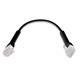 Ubiquiti U-Cable-Patch-RJ45-BK, UniFi Ethernet Patch Kabel, 0.1m, Cat6, černý
