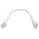 Ubiquiti U-Cable-Patch-RJ45, UniFi Ethernet Patch Kabel, 0.1m, Cat6, bílý