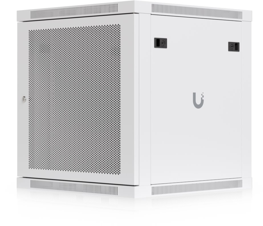 Ubiquiti UACC-Rack-12U-Wall-600-P, Nástěnný datový rozvaděč 19" 12U/600mm, perforované dveře
