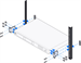 Ubiquiti UACC-Rack-Ear-2U, Úchyty do racku pro NAS a NVR, 2U