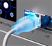 Ubiquiti UniFi Etherlighting patch kabel, 15cm, Cat6, bílý