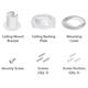 Ubiquiti UVC-G3-F-C Stropní držák pro UVC-G3-FLEX, 1 pack