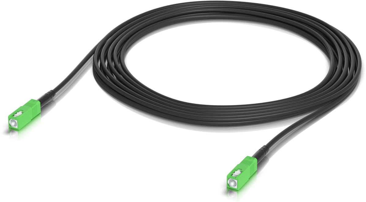 Ubiquiti Venkovní singlemode simplex optický patch cord SC APC/SC APC, 5m