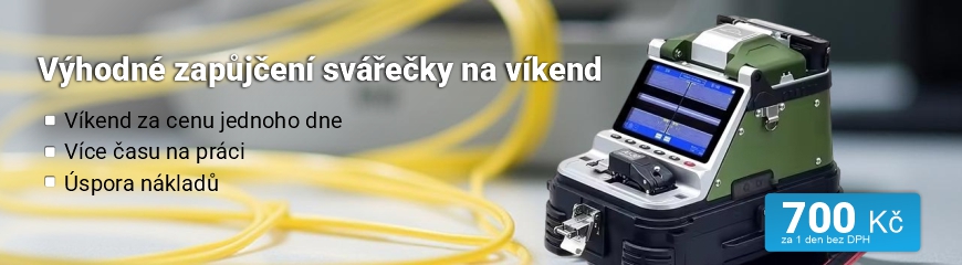 Výhodné zapůjčení optické svářečky na víkend