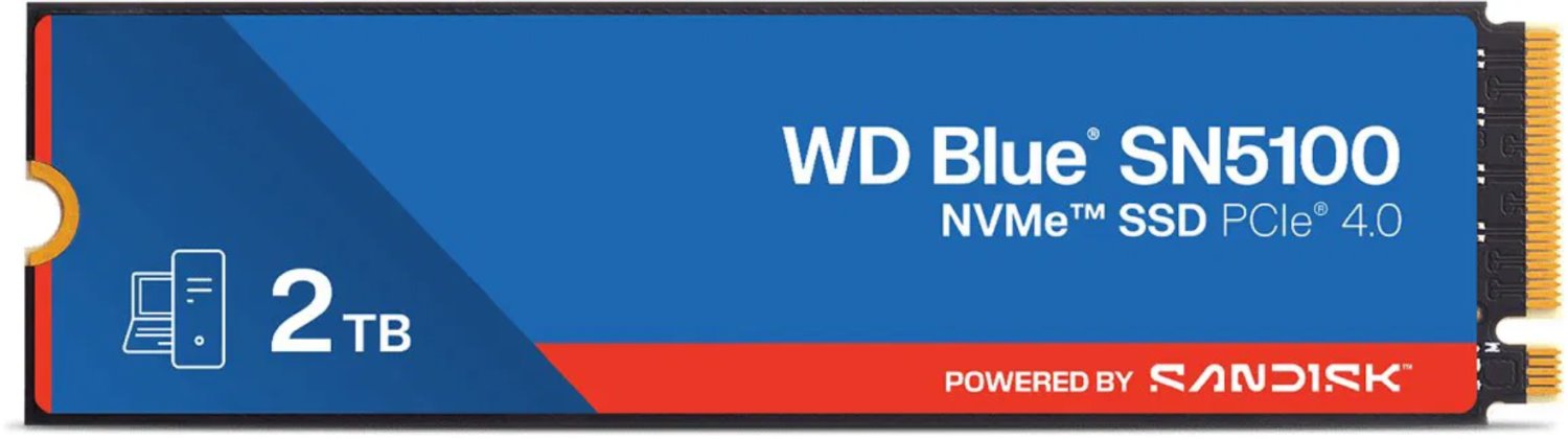 WD Blue SN5100 NVMe SSD, M.2, 2TB