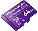 WD Micro SDXC Purple Class 10, 64GB