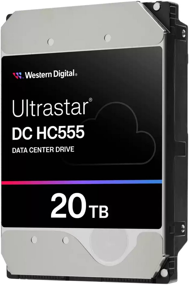 WD Ultrastar DC HC555, 3.5", 20TB, SATA
