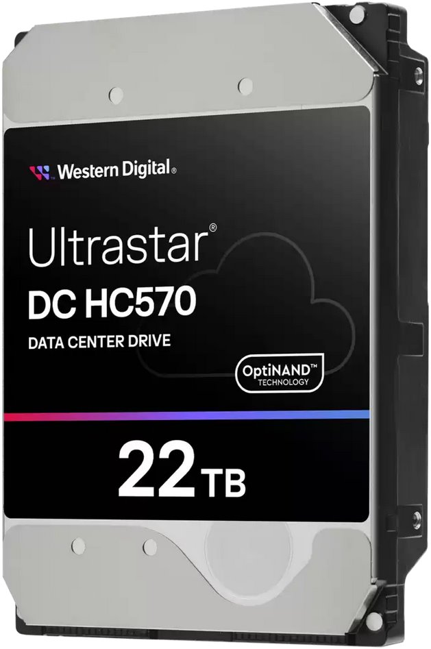 WD Ultrastar DC HC570, 3.5", 22TB, SATA